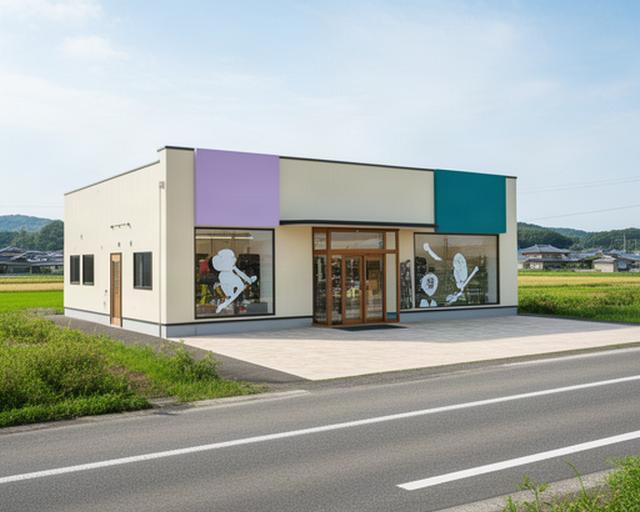 国道421号沿いにあるいなべ市の野球用品店外観